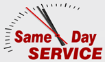 Same Day SERVICE